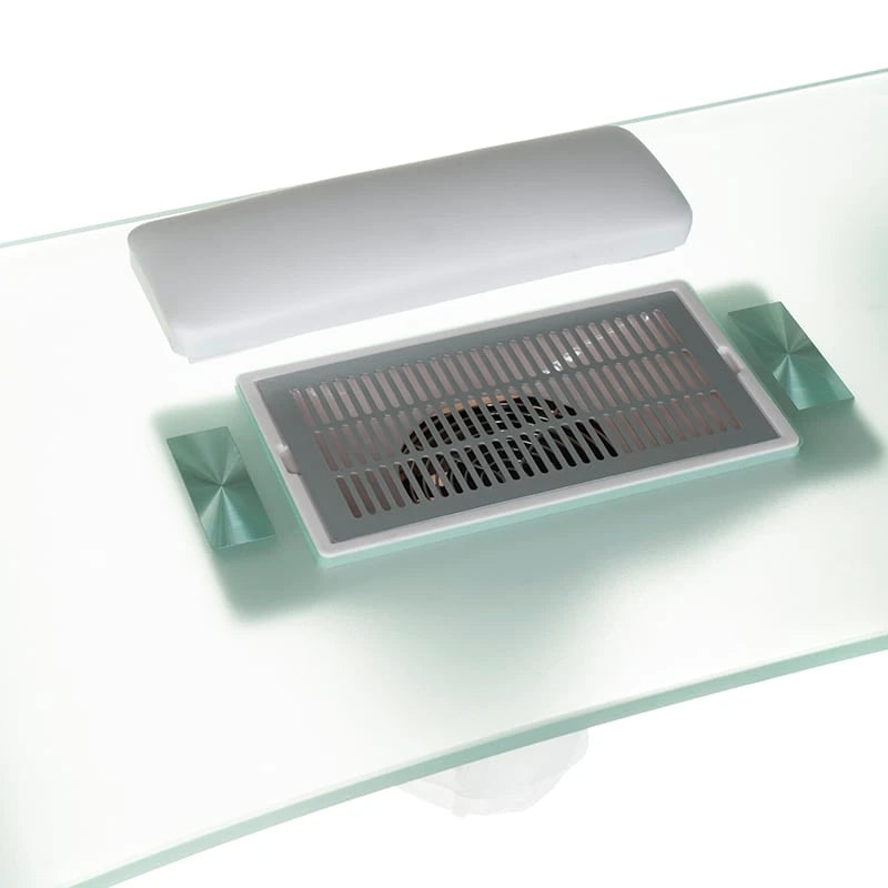 Cosmetische tafel BD-3425-1+P met stofafzuiger, wit