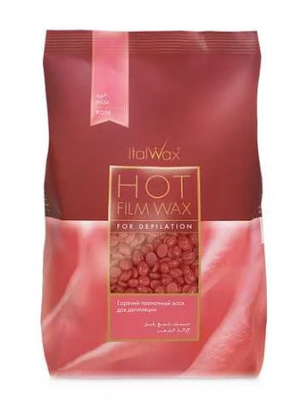 ItalWax Karsts plēves vasks granulās, roze, 1 kg