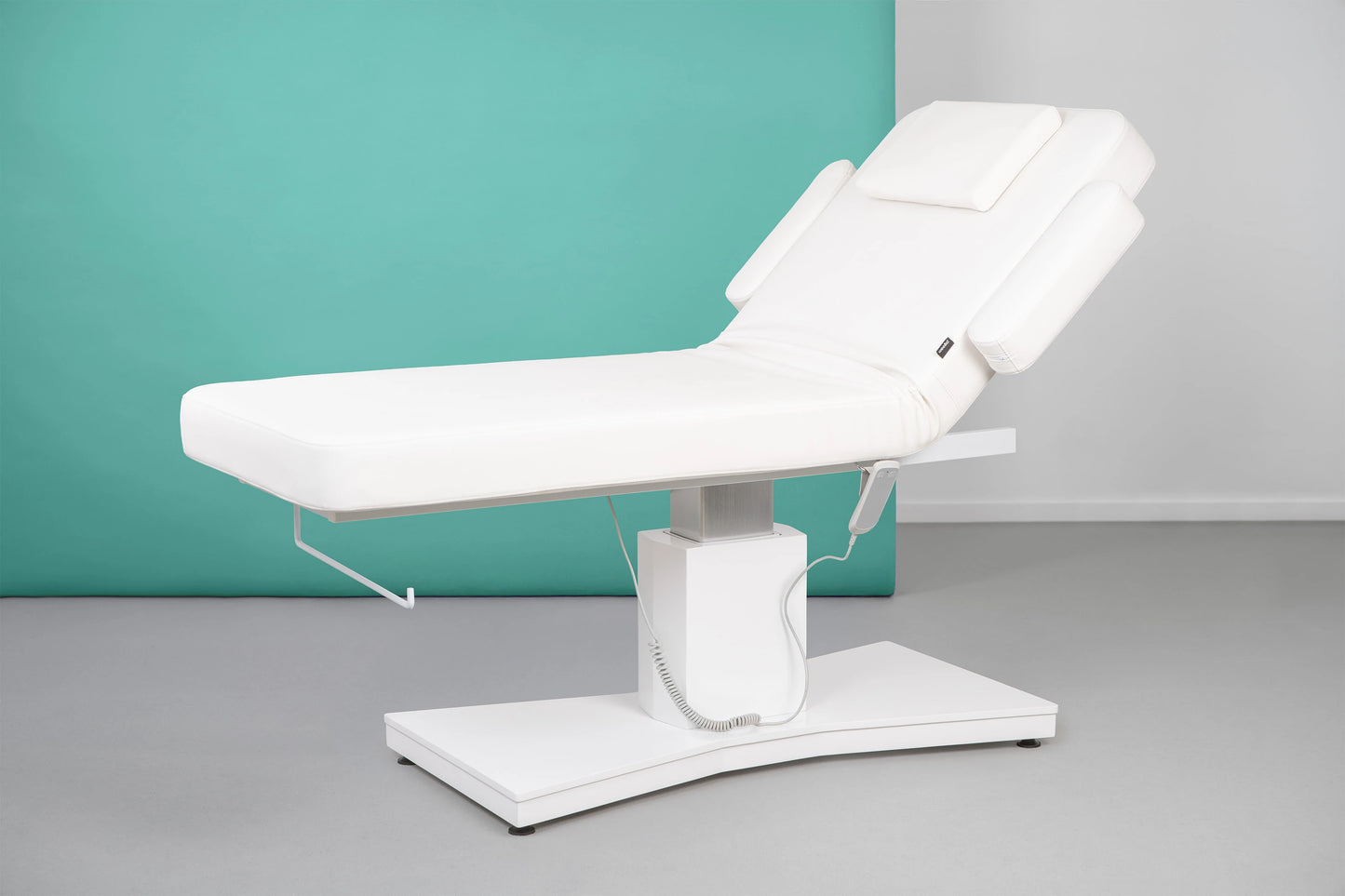 GOID Electric Massage Couch Single Motor White with Light Base