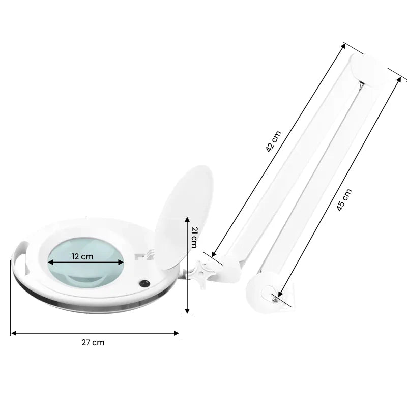 Elegante 6027 60 LED lampe loupe 5d smd for table top