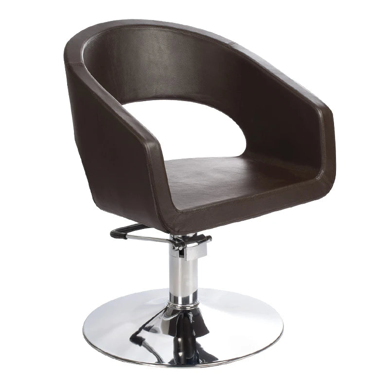Frisørstol Paolo BH-8821, brun