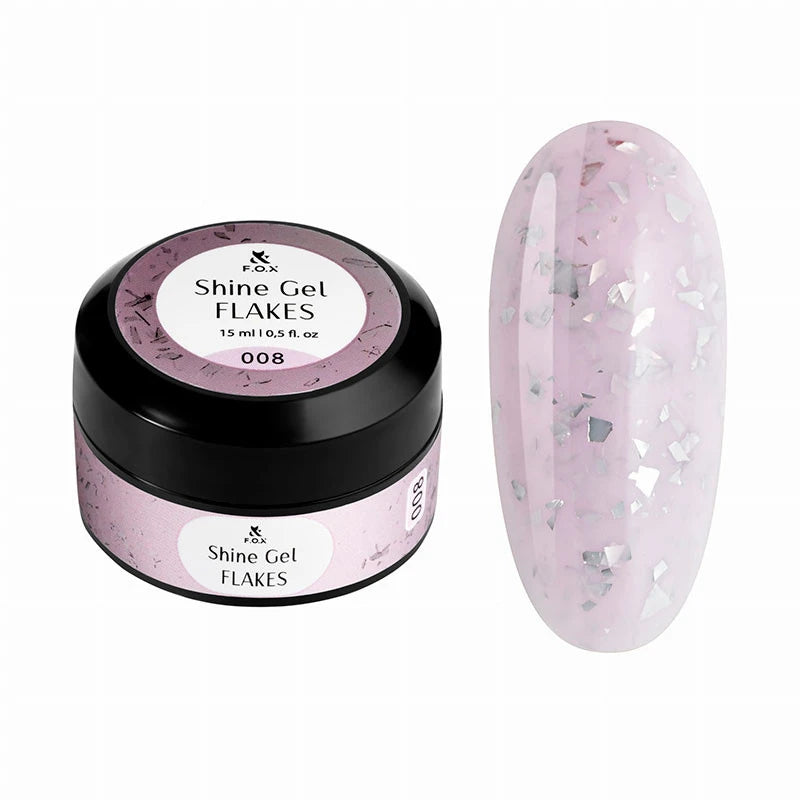 F.O.X Shine Gēls Flakes 008, 15 ml
