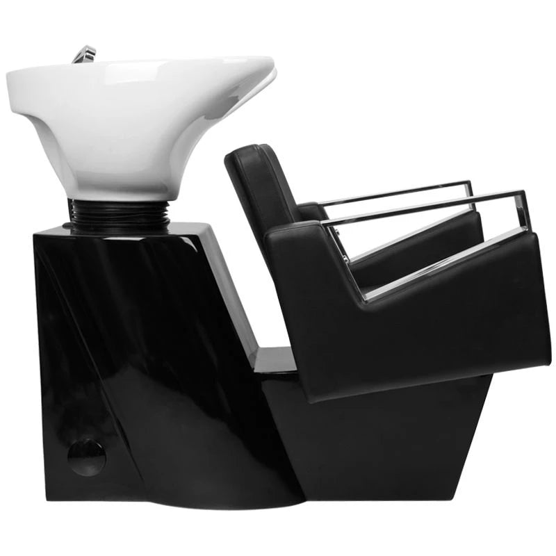 Coiffure backwash Gabbiano noir