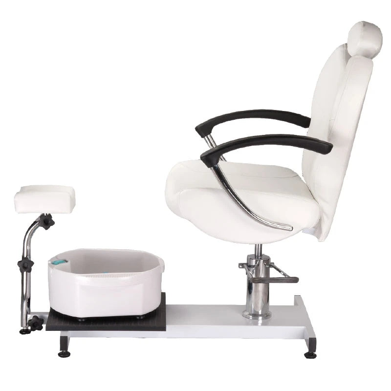 fauteuil de pédicure with pied massager, BR-2301, blanc