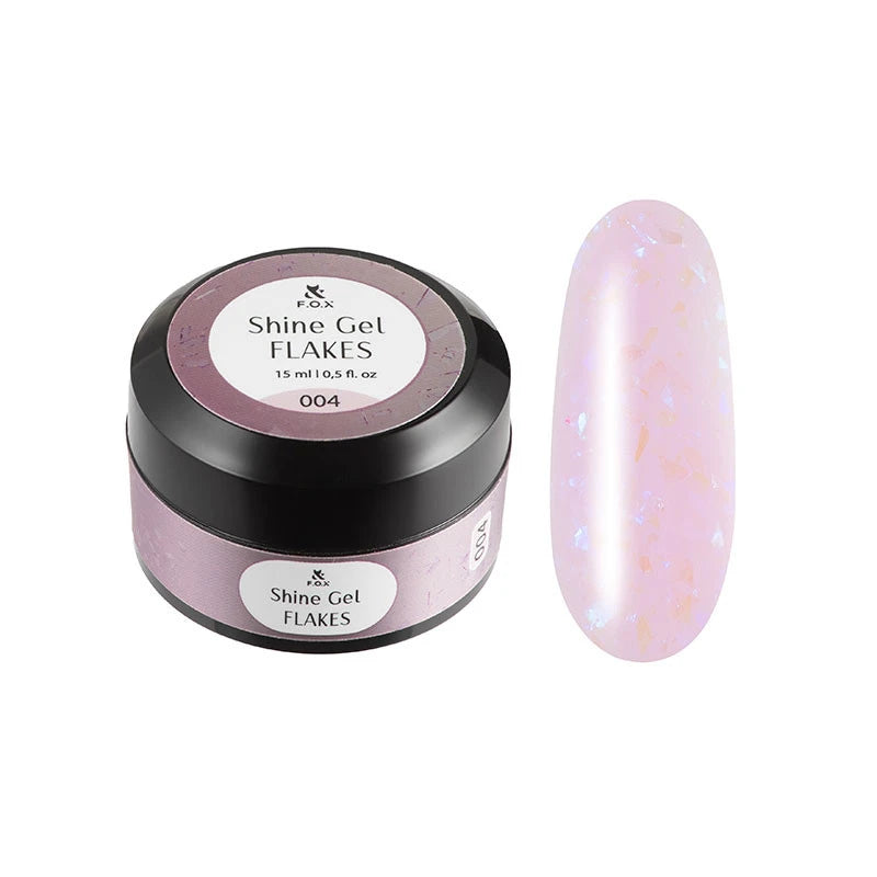 F.O.X Shine Gēls Flakes 004, 15 ml