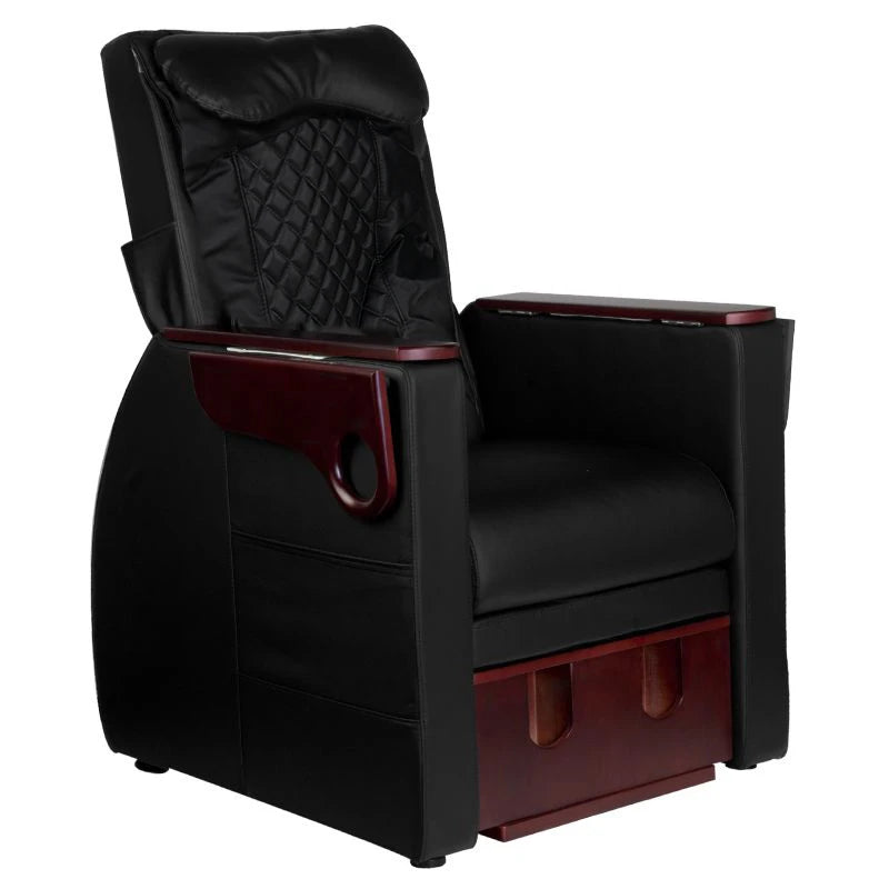 Azzurro Pedikürstuhl 101 mit Rückenmassage, Schwarz