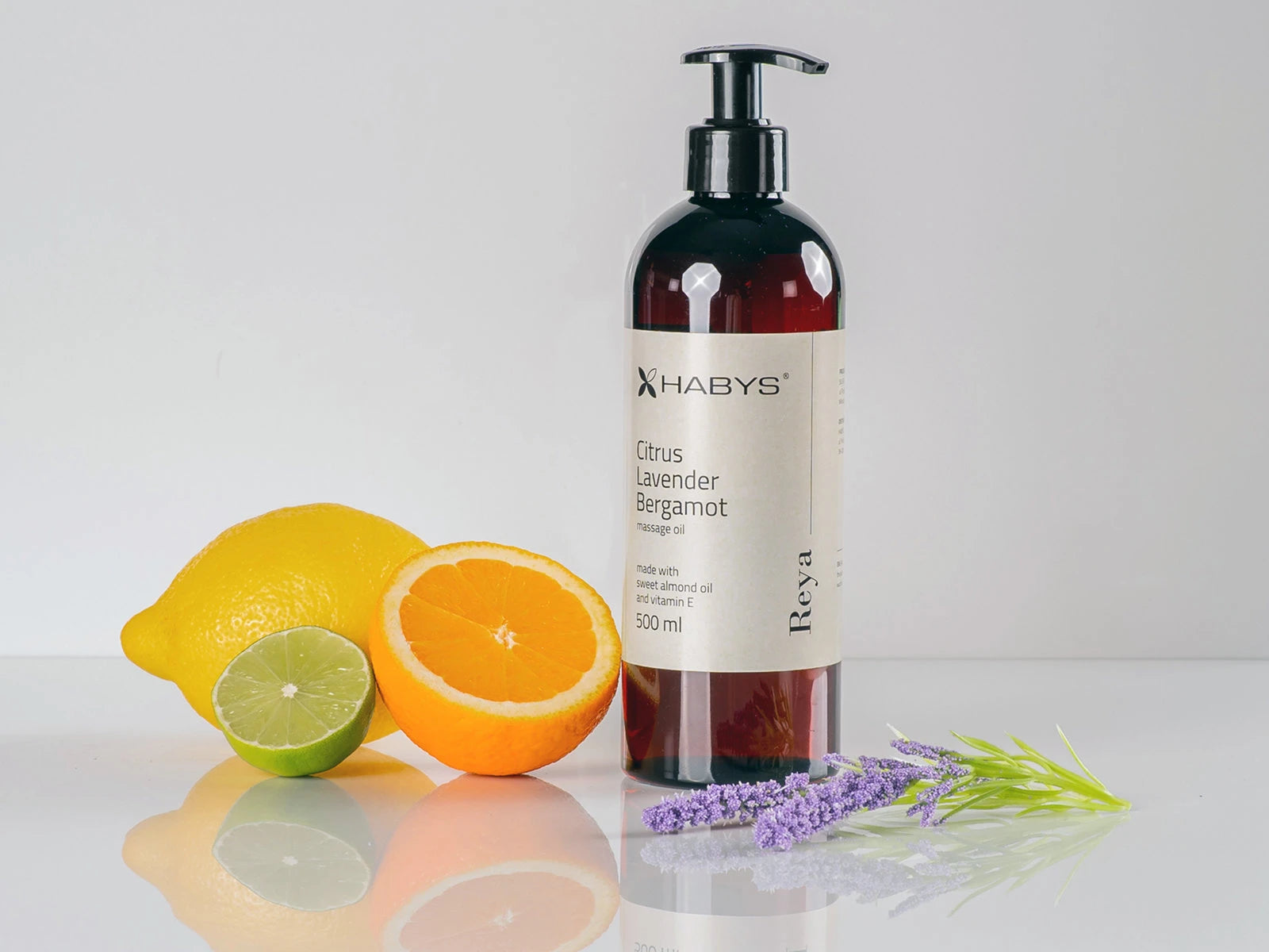 Masāžas eļļa Citrus/Lavanda/Bergamote, 500 ml