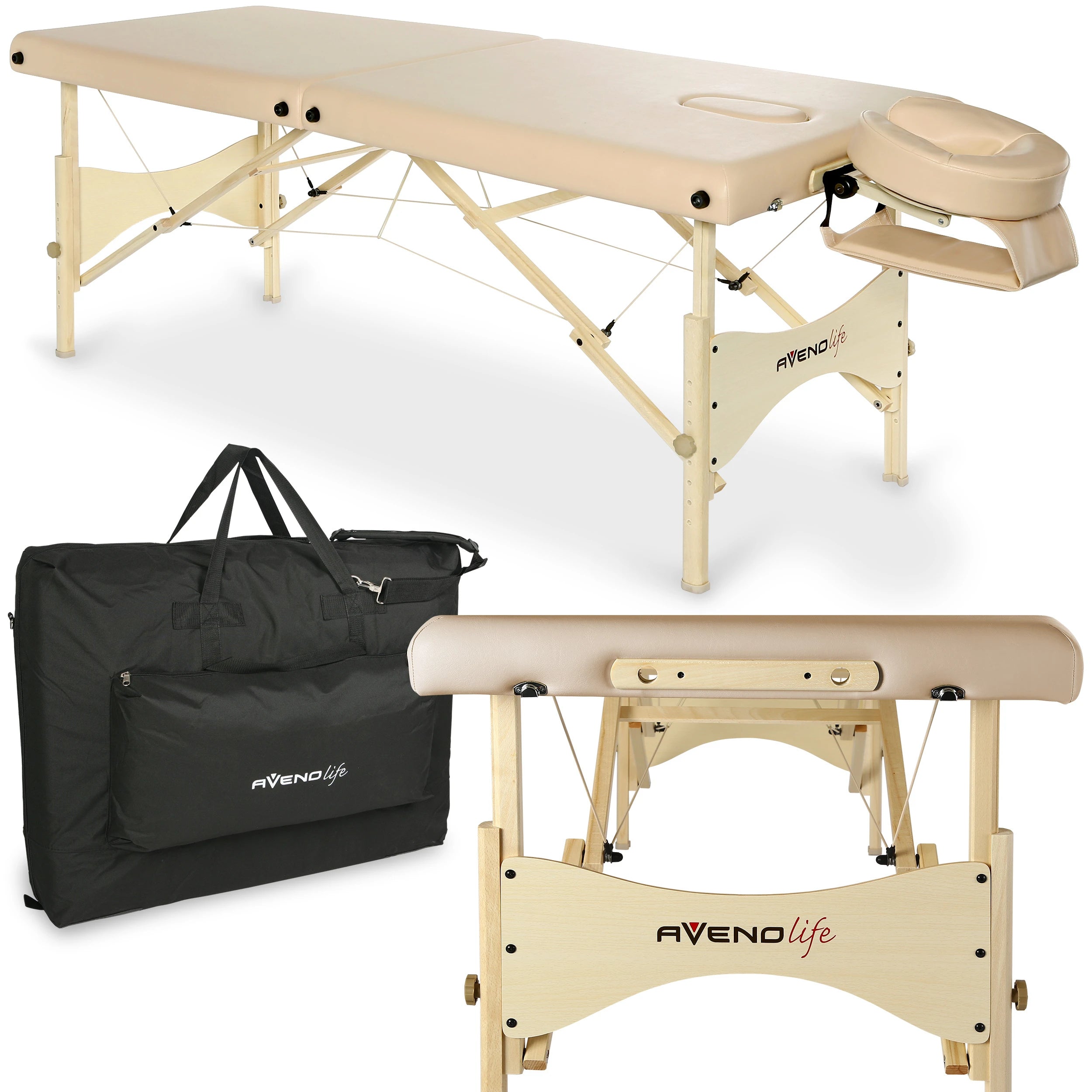 Elektrische Therapieliege eSpirit 60 Soft Touch K607, Moco Beige