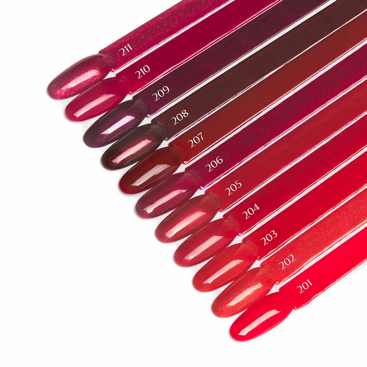 OCHO NAILS hibridinis nagų lakas Red 206, 5 g