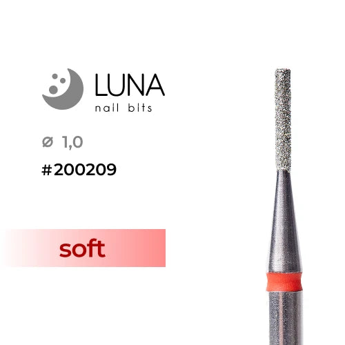 Luna Bits Teemant otsik silinder 1,0-6, punane, peenfrees