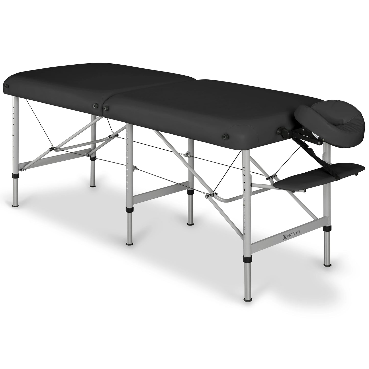 Elektrische Therapieliege Medmal Alu 60 Vinyl Flex K015, Schwarz