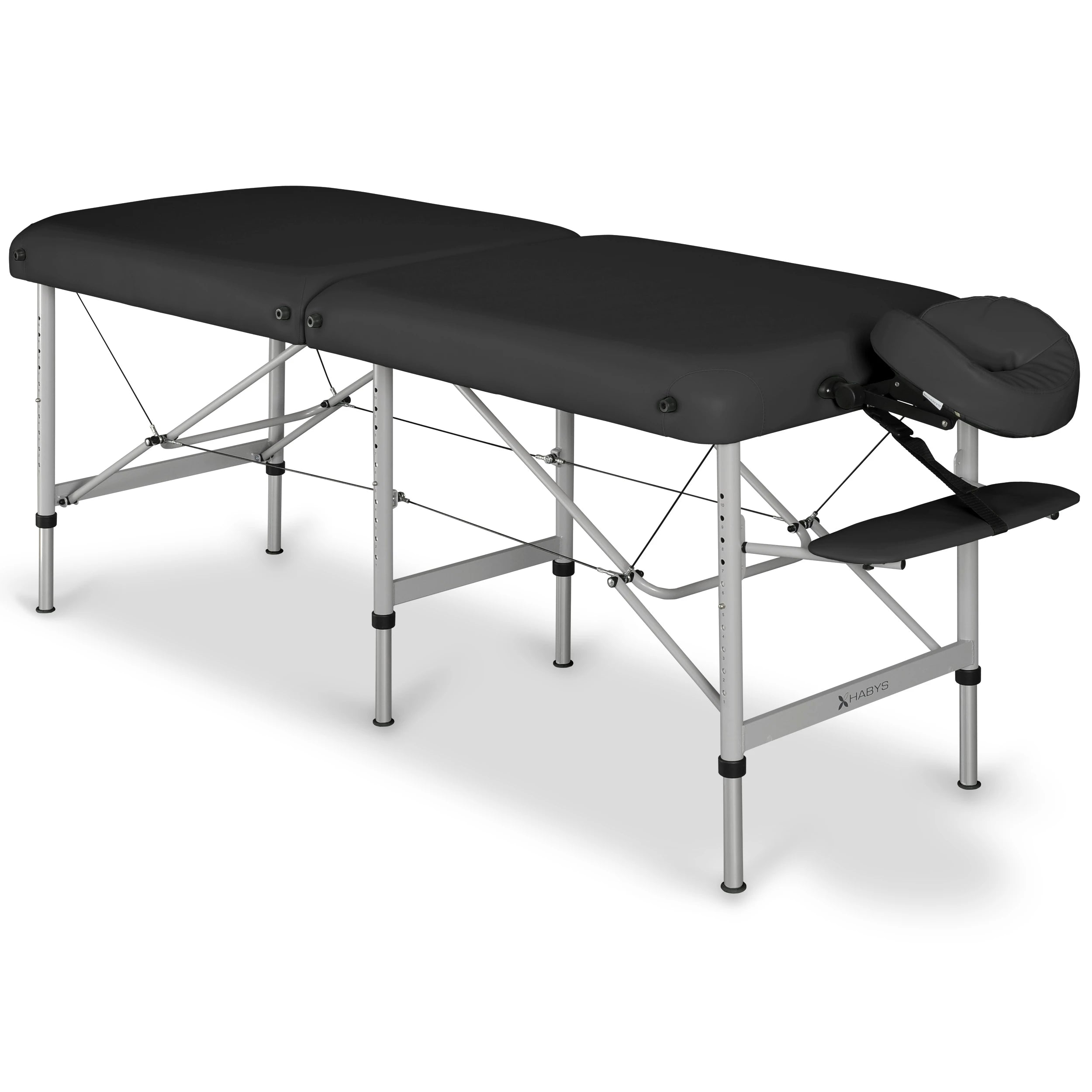 Elektrische Therapieliege Medmal Alu 60 Vinyl Flex K015, Schwarz