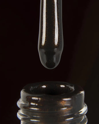 Stamping Polish №45 brown metallic, 8 ml