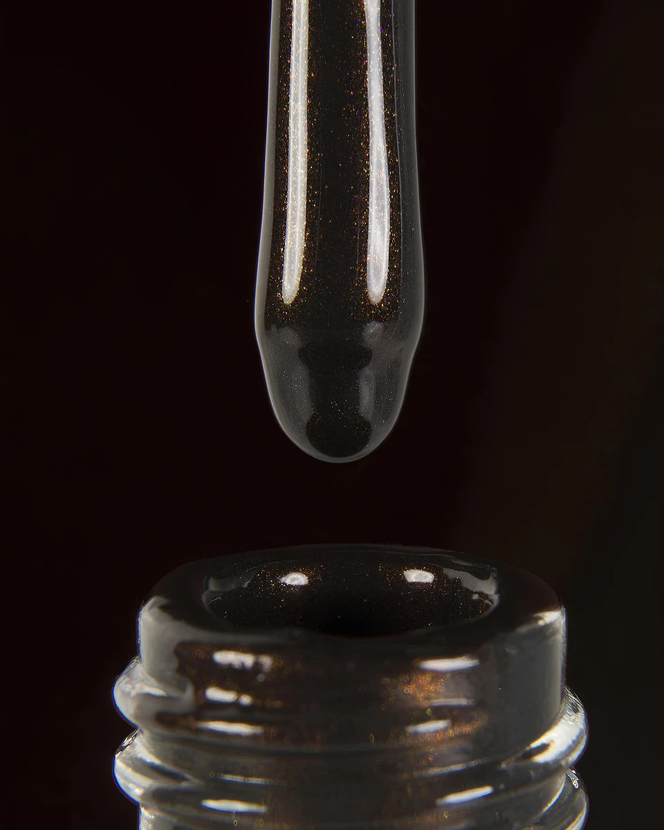 Stamping Polish №45 brown metallic, 8 ml