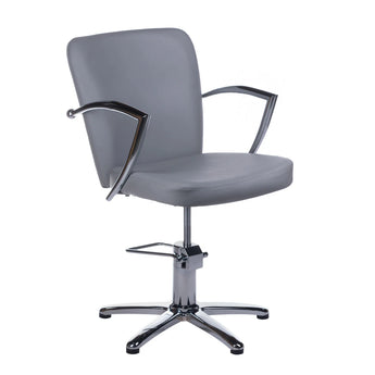 Hairdressing chair LIVIO BH-8173, light grey