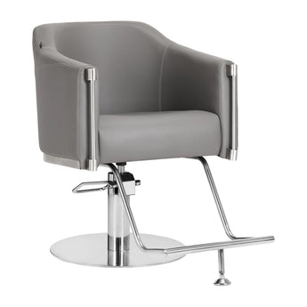 Hairdressing chair GABBIANO Burgos grey