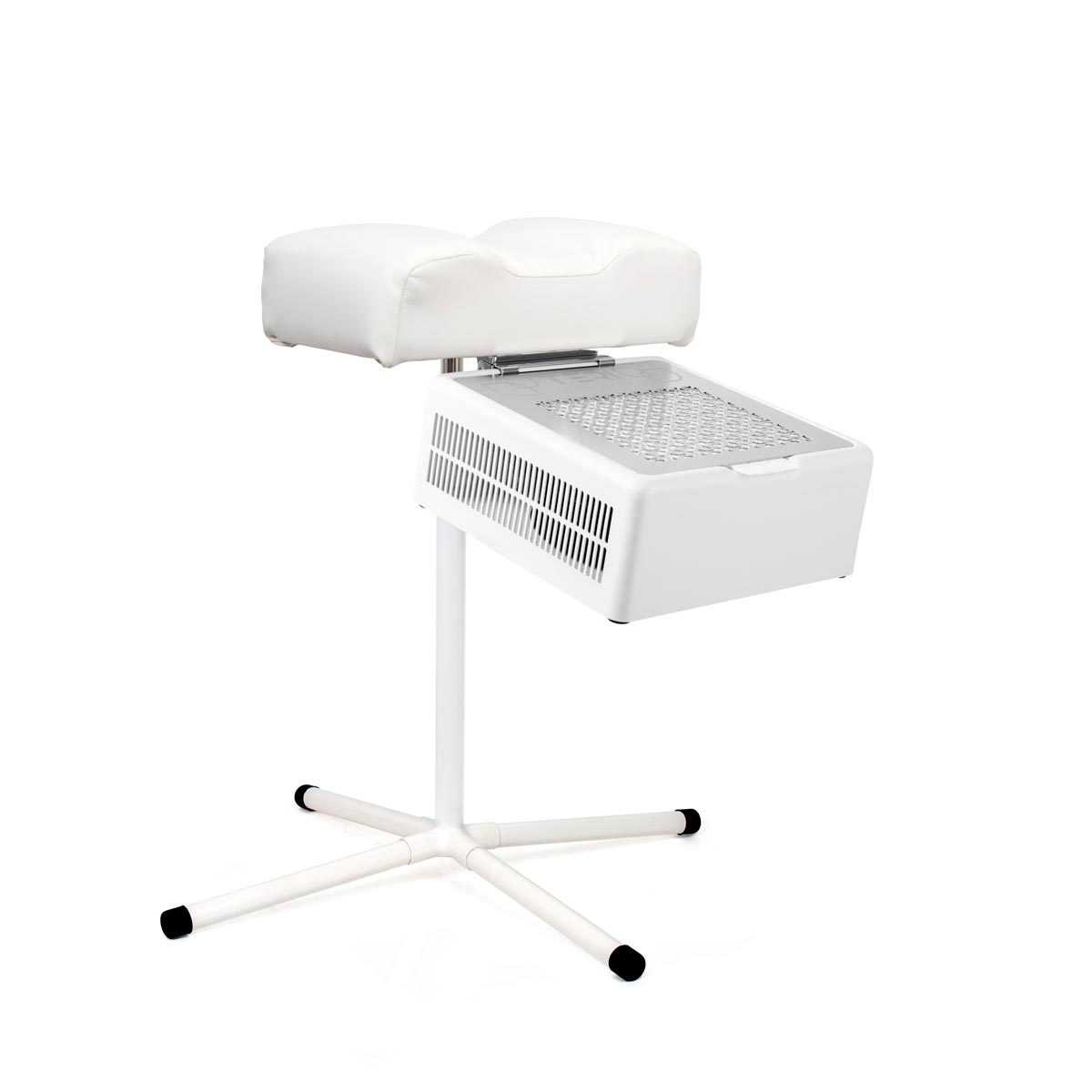 Pedicure foot rest stand with white pillow for dust collectors Teri