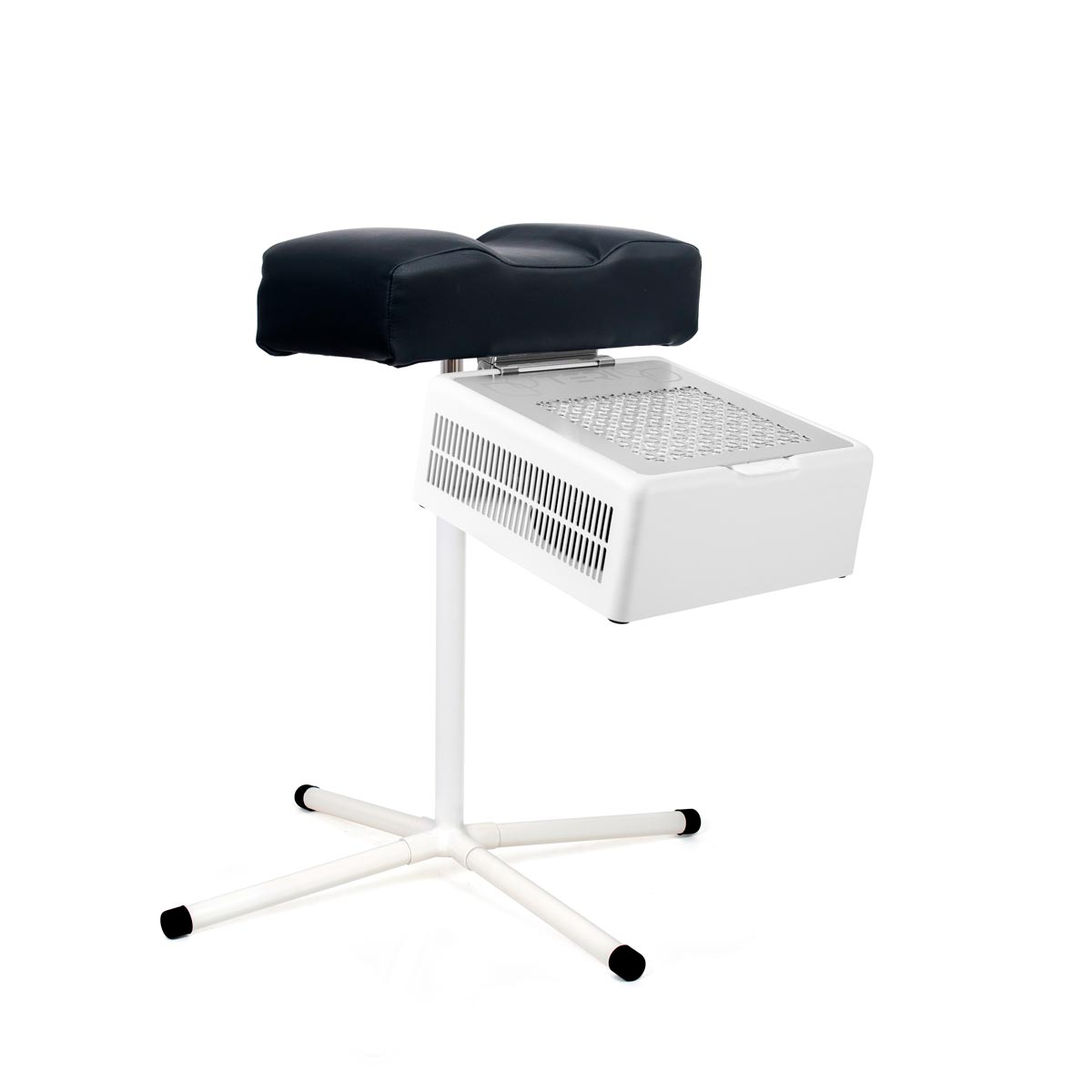 Pedicure foot rest stand with black pillow for dust collectors Teri