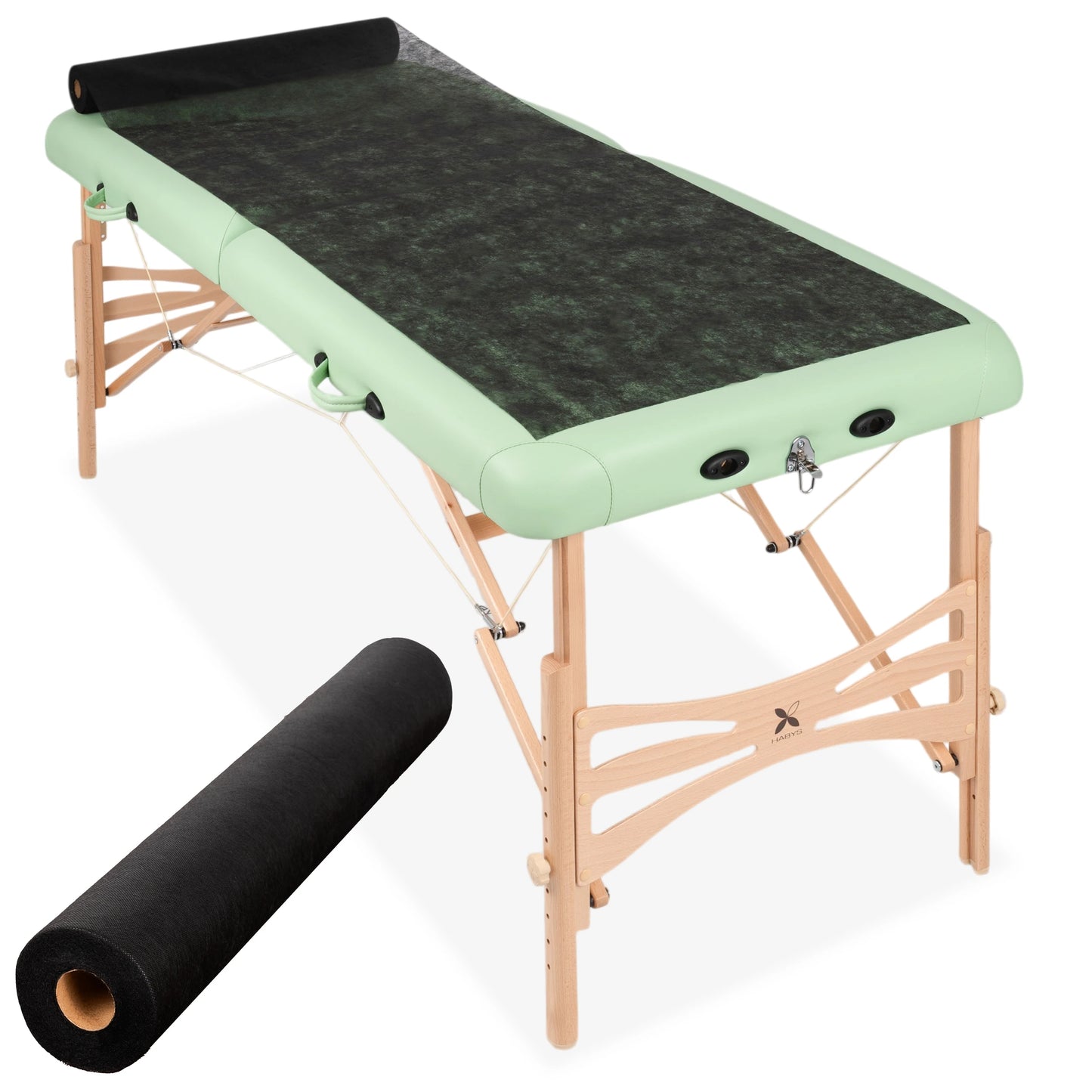 Non-woven medical roll sheet 60 cm x 50 m 18g/m2, black
