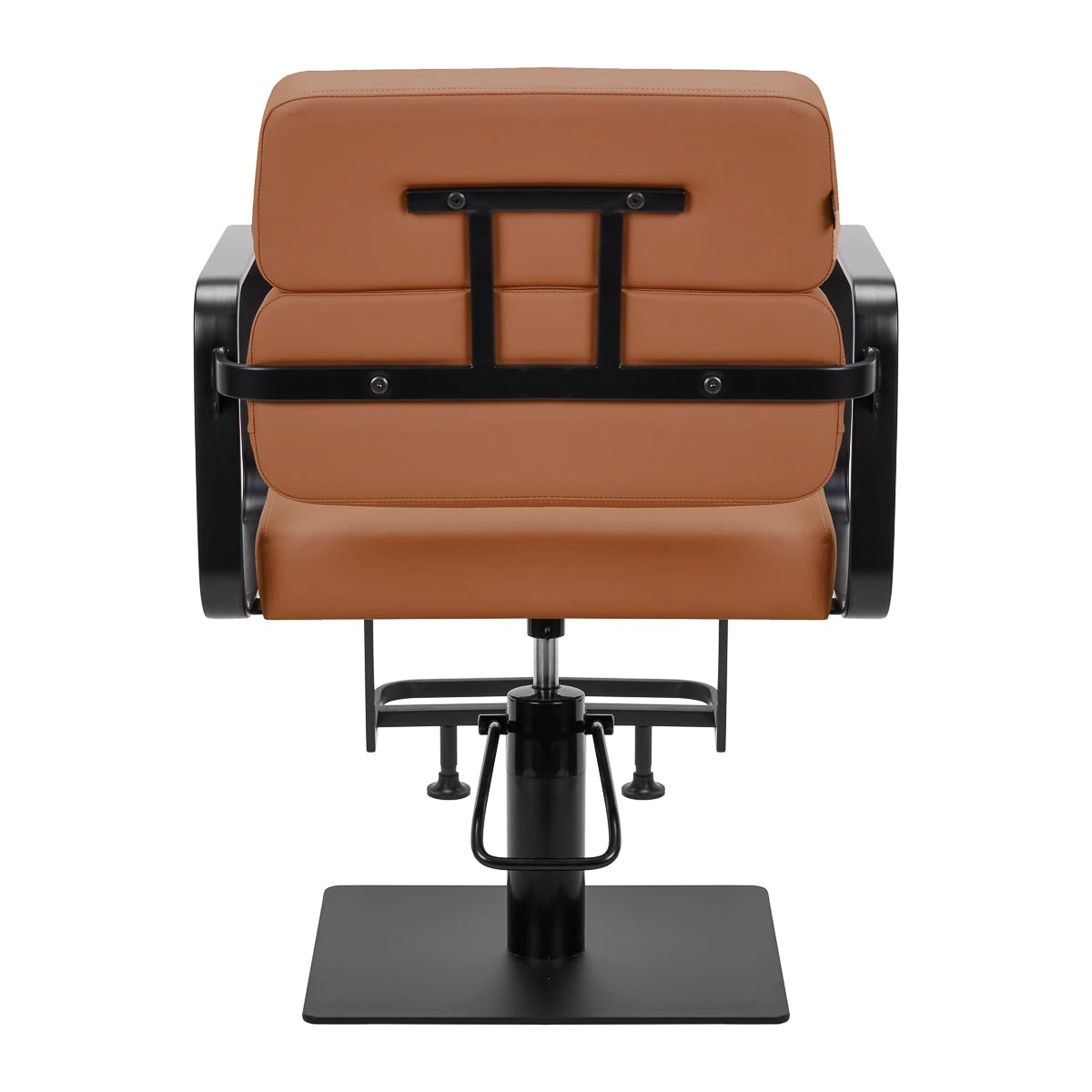 Gabbiano Friseurstuhl Porto, Schwarz-Orange