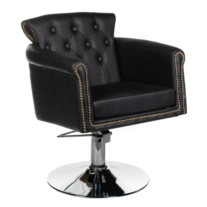Hairdressing chair ALBERTO BH-8038, black