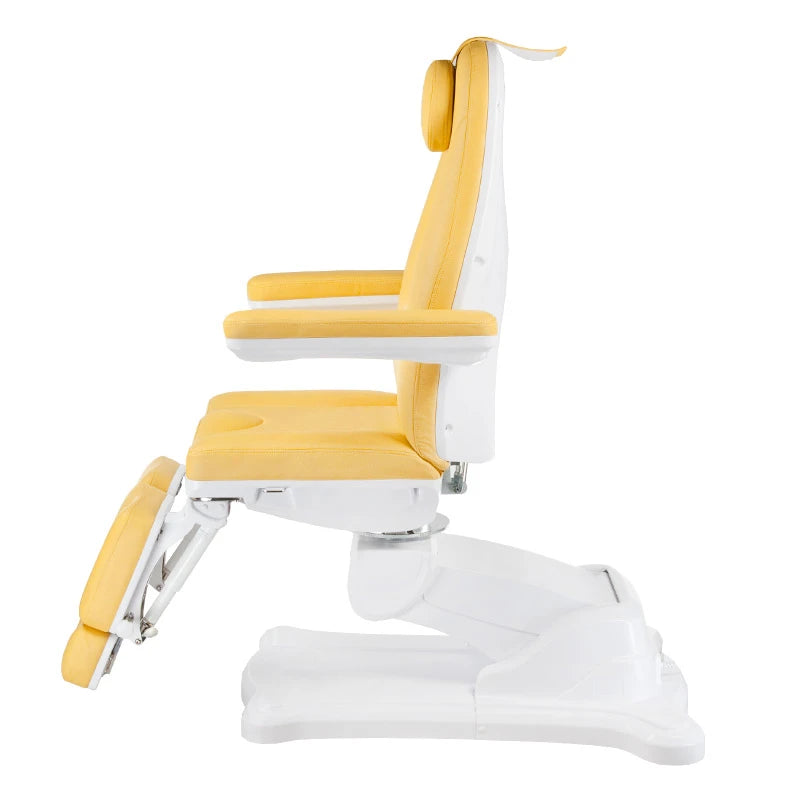 Beauty bed-couche 6672C, 3 motors, yellow