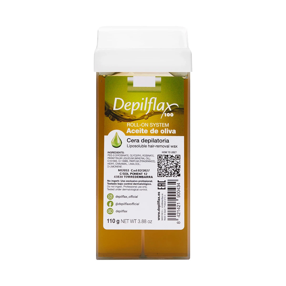 Depilflax 100 Enthaarungswachs, Olive 110g