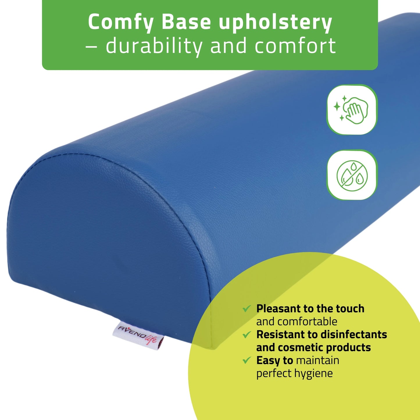 Semi Round Bolster 60x18x12 - K512 blau