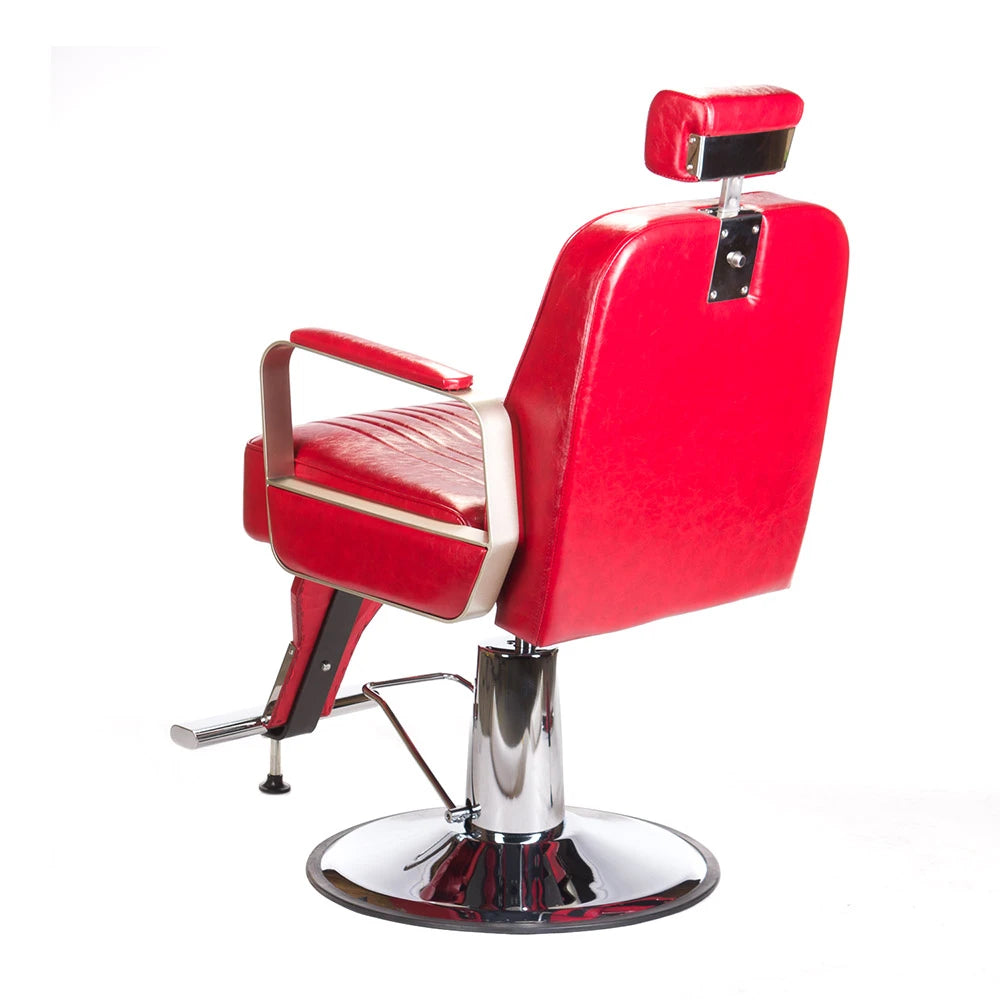 Barberstuhl HOMER BH-31237, rot