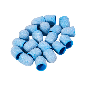 Abrasive tips Exo blue med 10mm /80 20pcs Med Cap