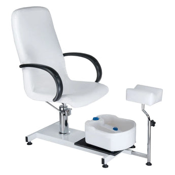 Pedicure Chair with foot massager BW-100, white