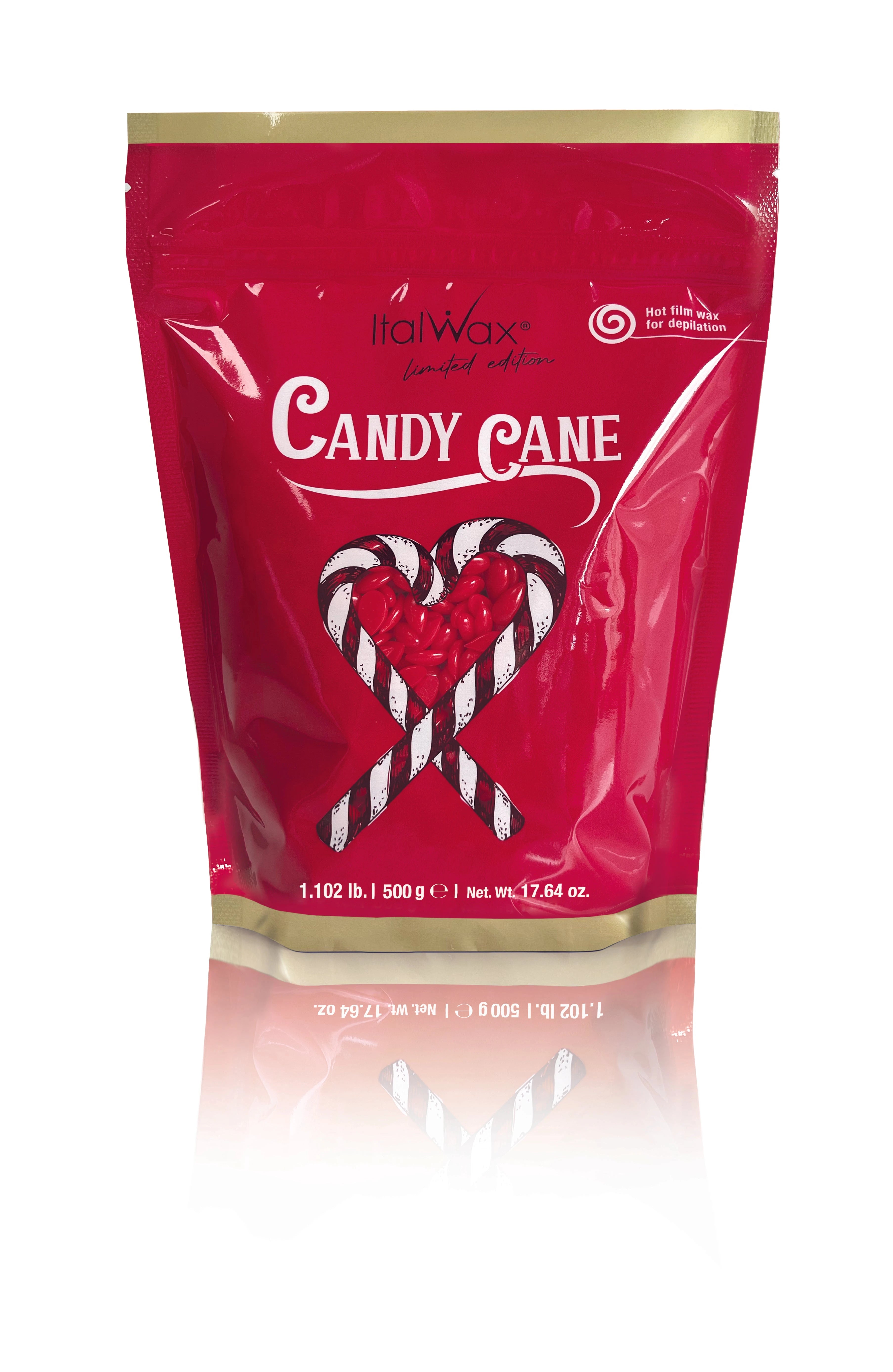 ItalWax Enthaarungswachs Winter Collection Candy Cane, 500 g