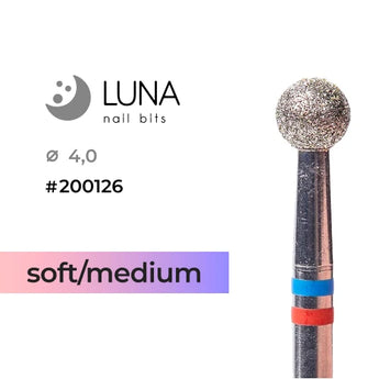 Luna Bits Teemant otsik Kera 4,0 mm, punane-sinine