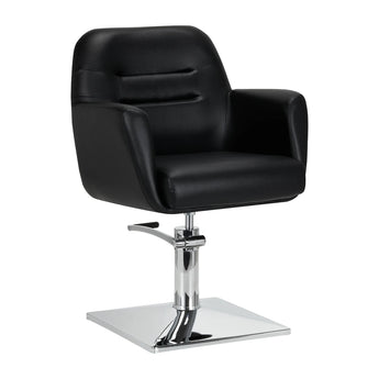 Hairdressing chair Gabbiano Monaco, black