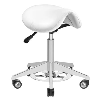 Cosmetic chair, AZZURRO 010F BUMP-UP, white