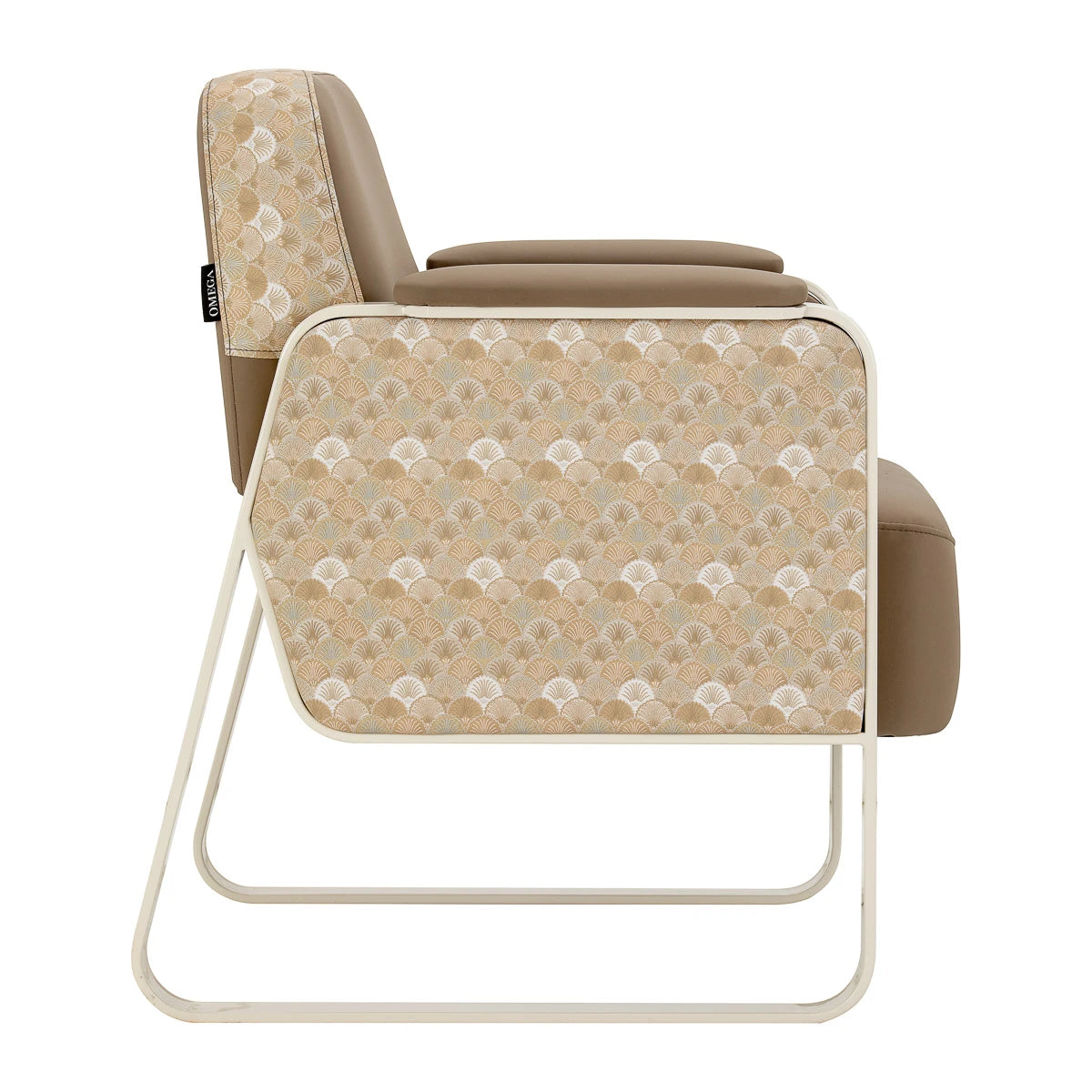 Waiting room chair Omega Grandeur light brown
