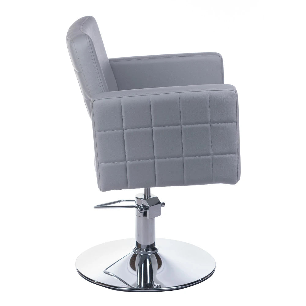 Hairdressing chair Ernesto BM-6302, light gray