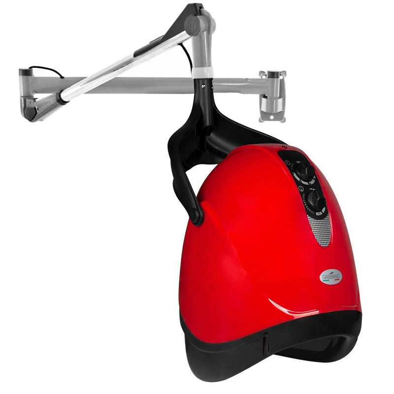 Gabbiano haardroger hangende kap DX-201w één snelheid rood