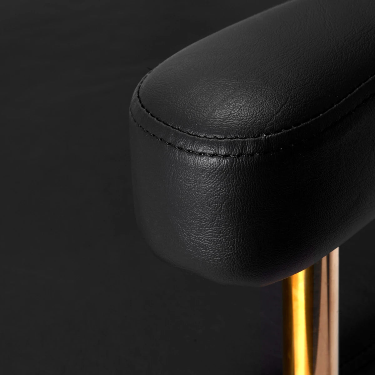 Gabbiano Friseurstuhl Granda, Schwarz-Gold