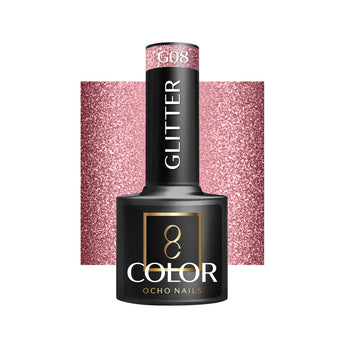 OCHO NAILS Gēla nagu laka Glitter G08, 5 g