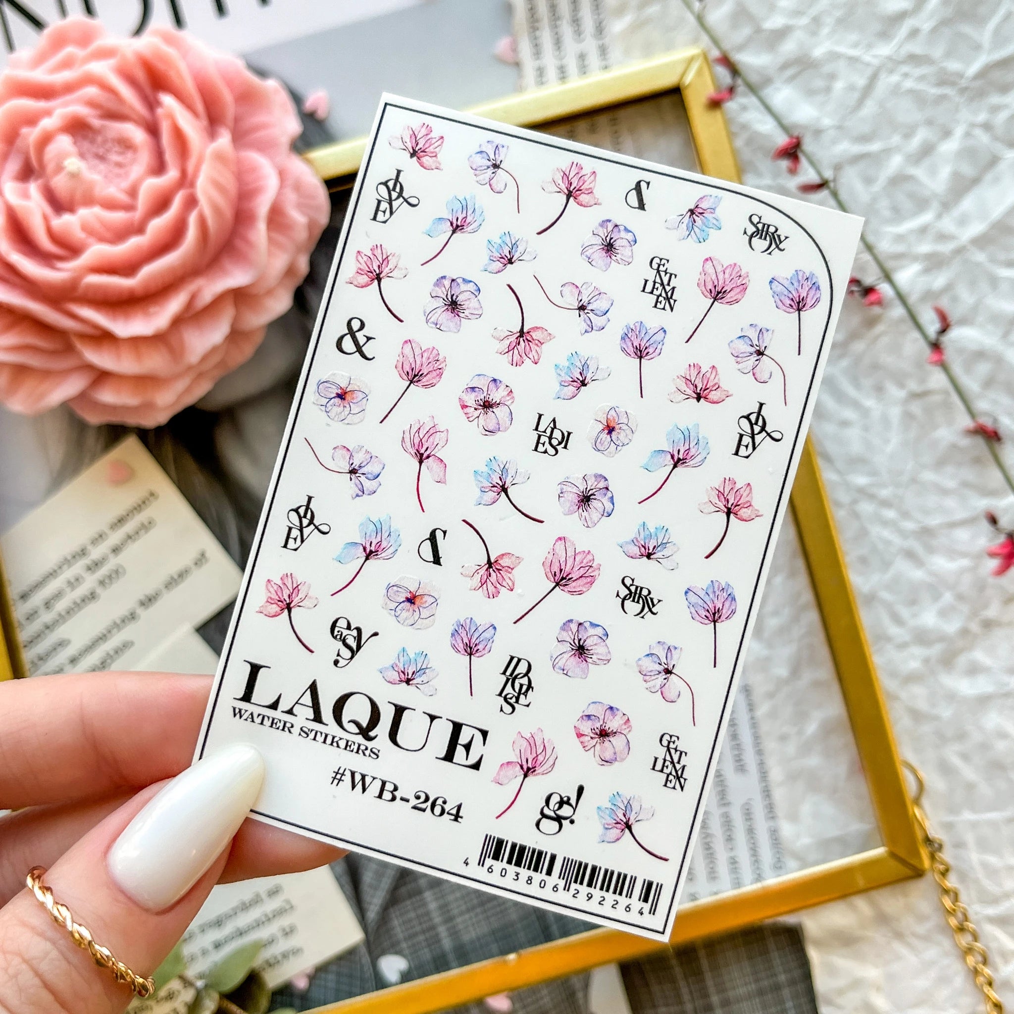 Nail art slaideri #WB-264
