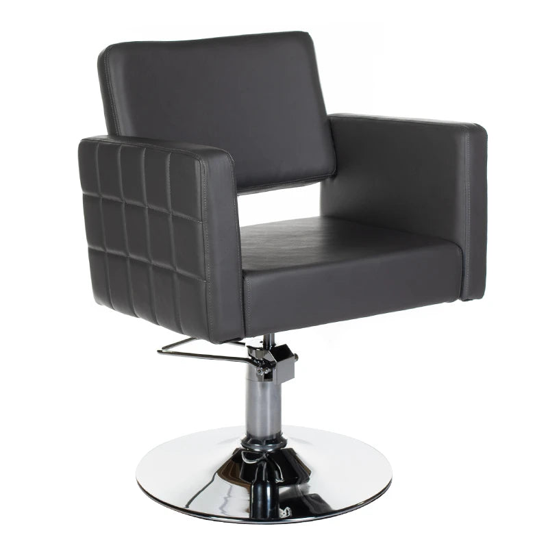 Fauteuil de coiffure Ernesto BM-6302, gris