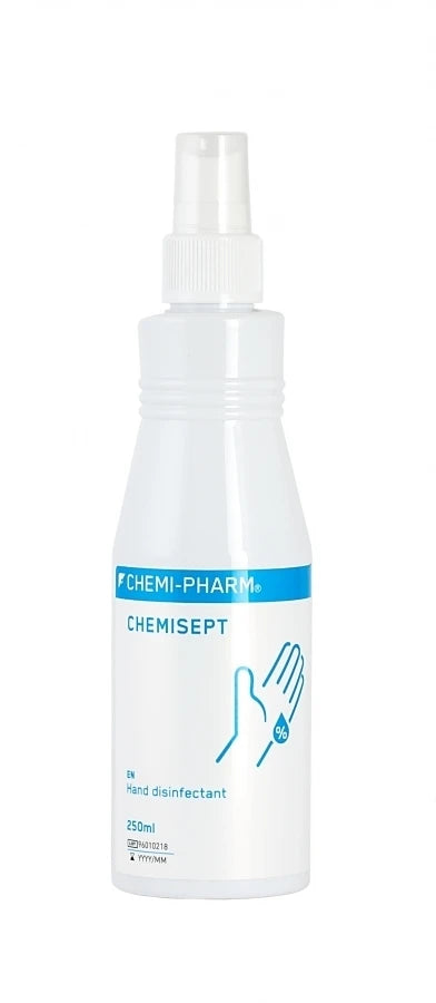 CHEMISEPT VIR+ дезинфекция рук и кожи, 250ml с распылителем