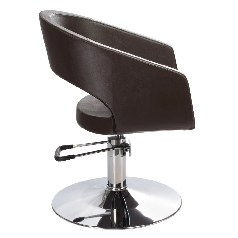 Frisørstol Paolo BH-8821, brun