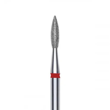STALEKS Diamantfräser Flamme Rot EXPERT, Kopfdurchmesser 2,1 mm / Arbeitsteil 8 mm