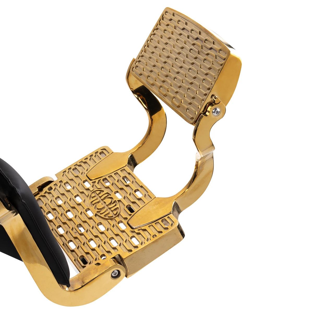 Barber Chair Gabbiano Leonardo Gold Black