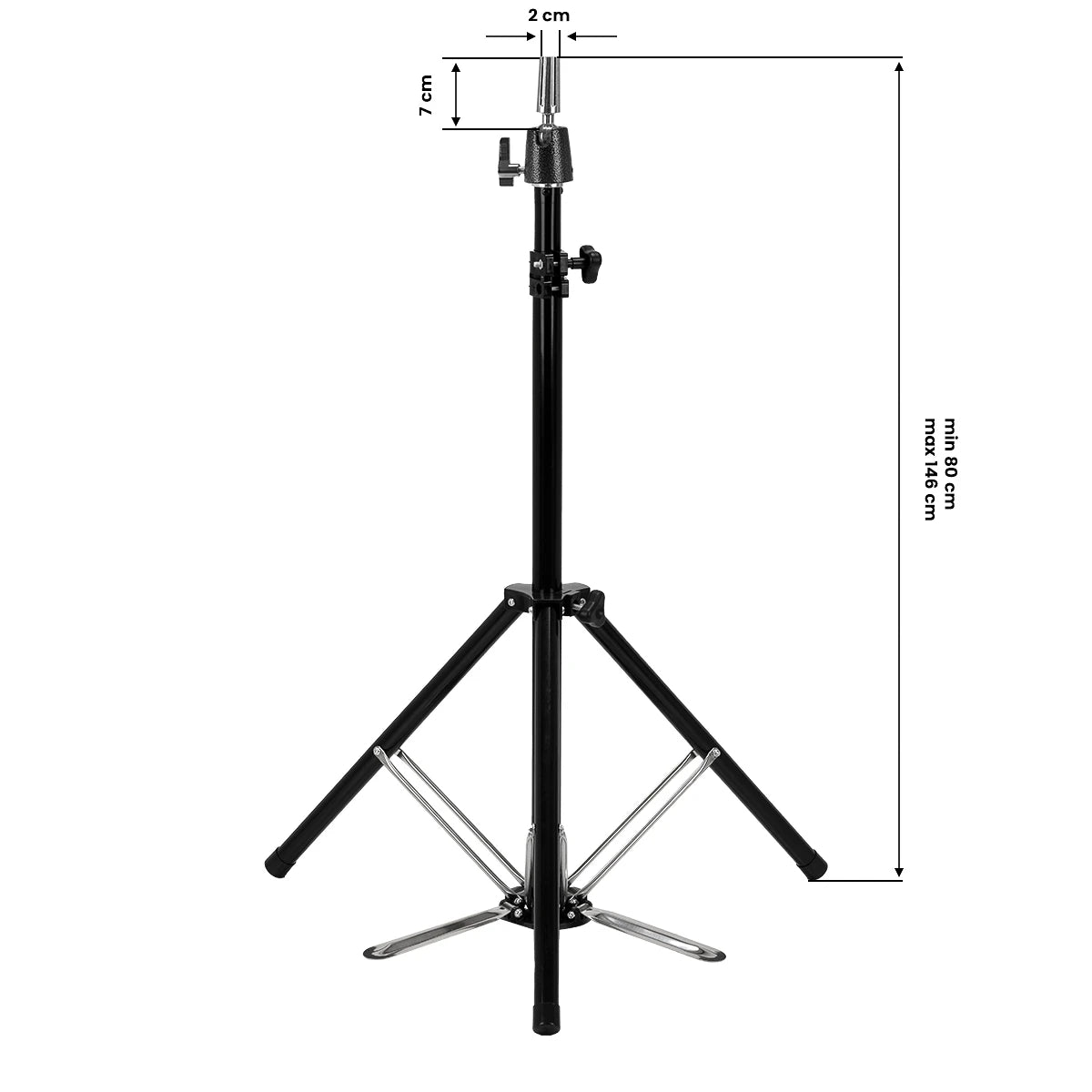 Gabbiano parukapea statiiv 44