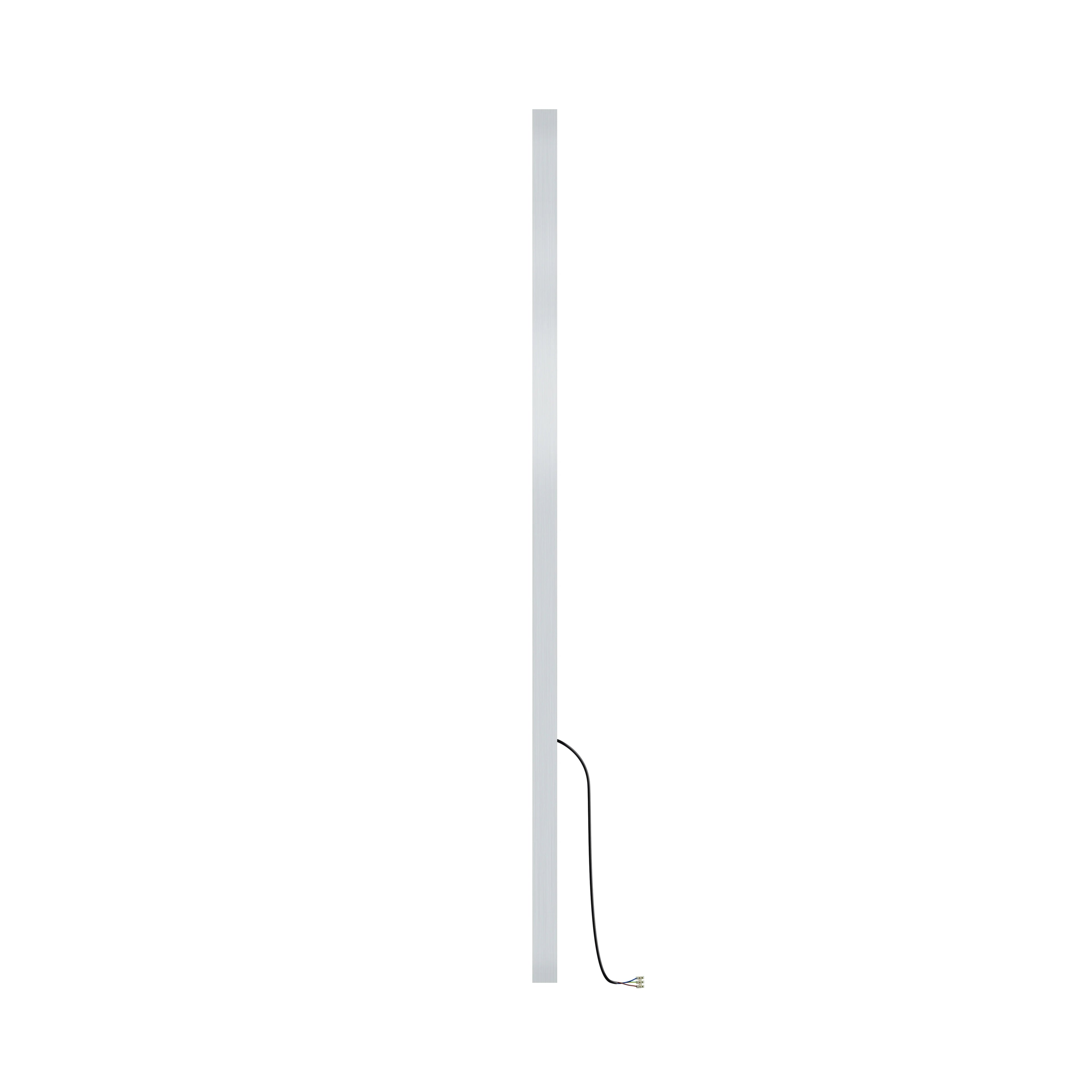 BLISS mirror with LED lighting, silver