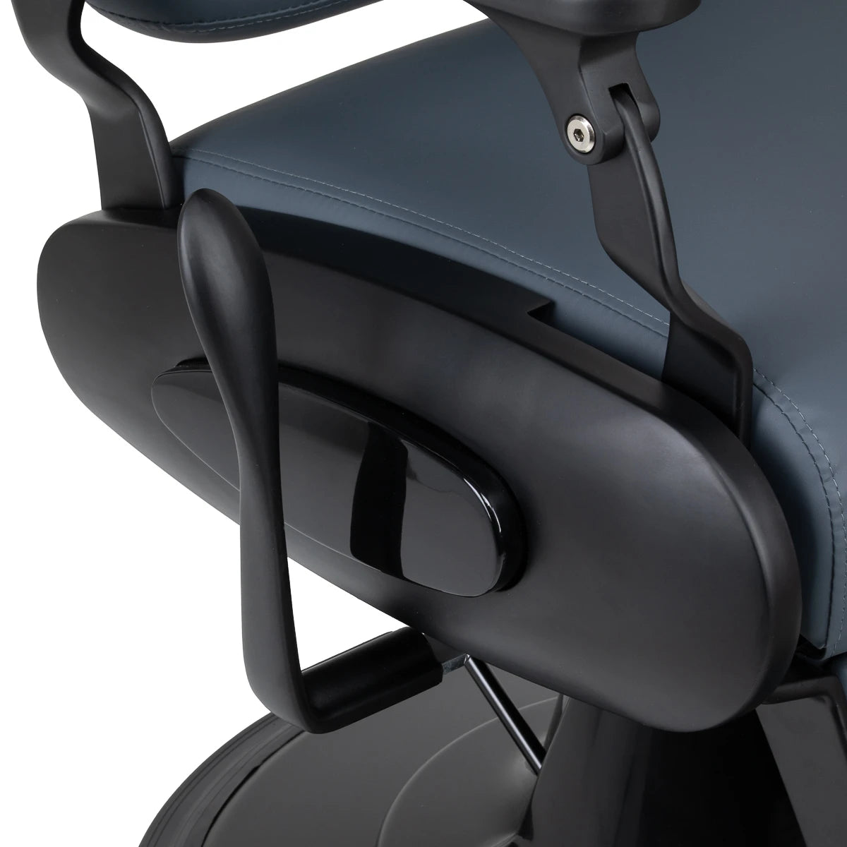 Gabbiano barber chair Francesco Black graphite