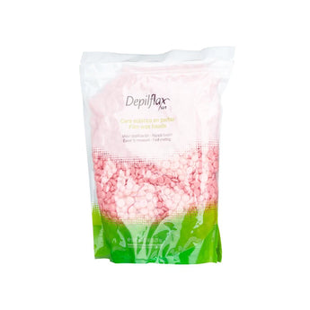 Depilflax 100 flexible depilatory wax with a low melting point pearl rose dew 1000g